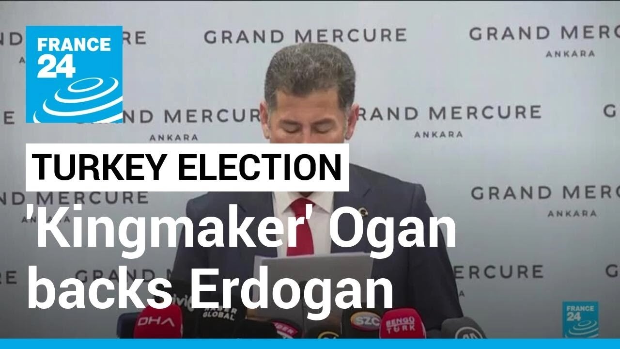 Turkey’s Third Place Candidate Endorses Erdogan In Runoff • France 24 English