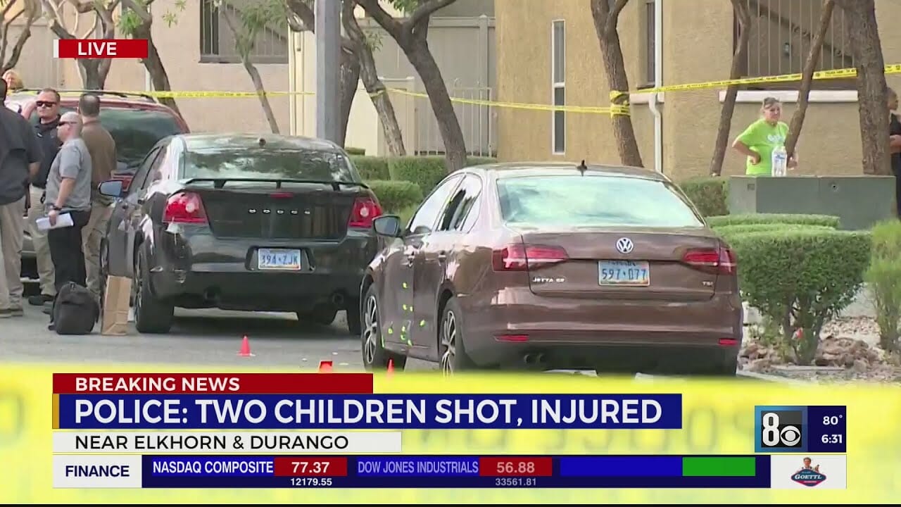 Two Children Shot In Northwest Las Vegas, One With Life Threatening Injuries, No Arrests