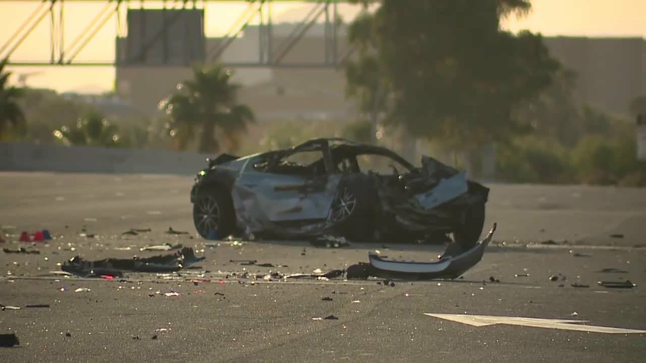 Two Dead In Fiery Wrong Way Crash On I 10 Near 7th Avenue Sunday Morning