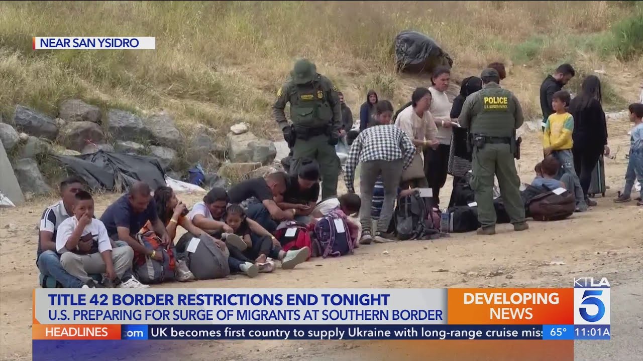 U.s. Prepping For Surge Of Migrants At Southern Border After Title 42 Restrictions End