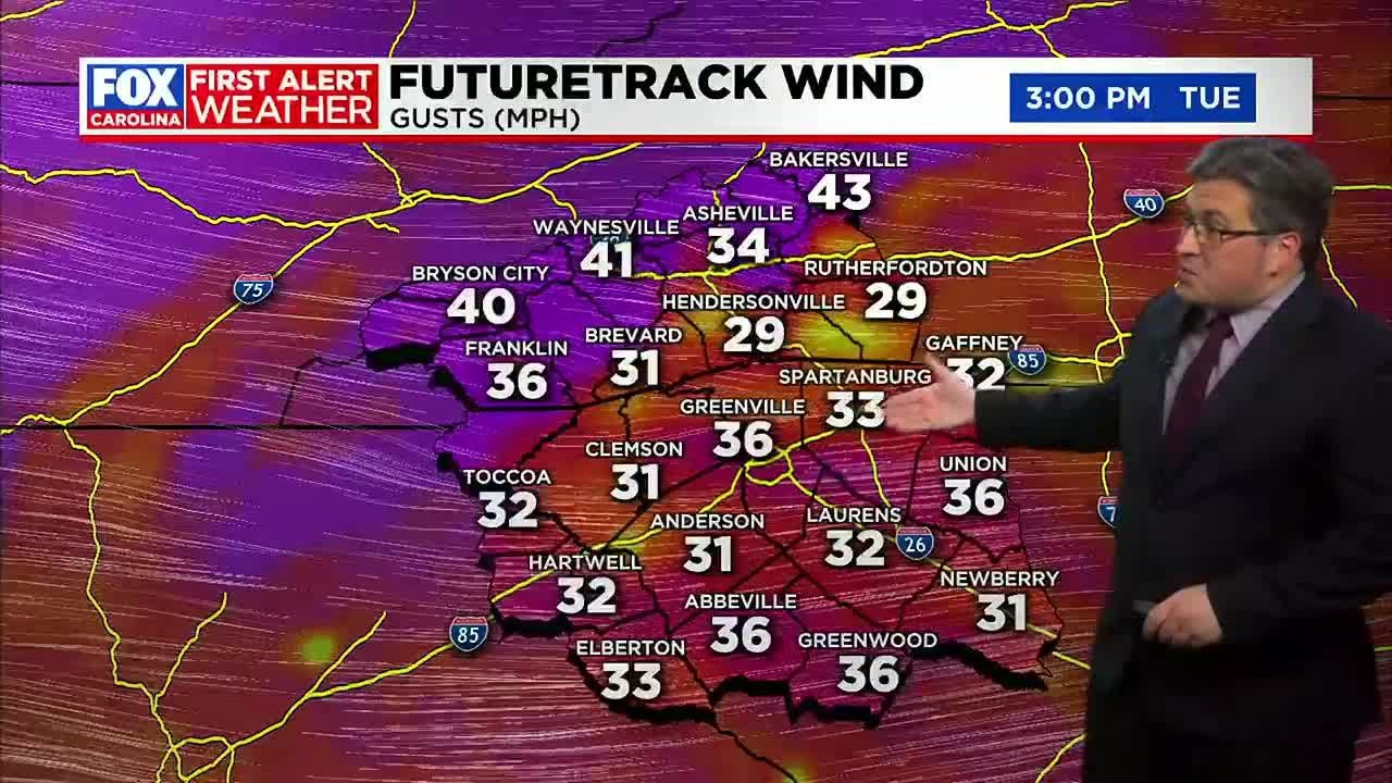 Unseasonably Cool Temperatures With Gusty Winds, Remaining Dry The Next Few Days