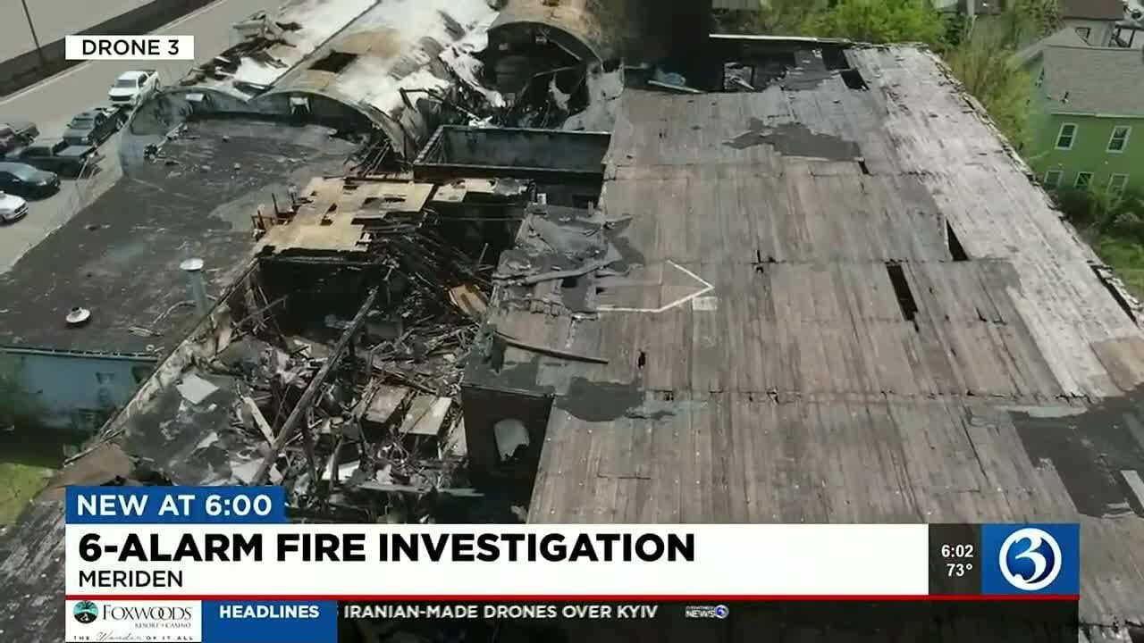 Video: Investigation Into Large Meriden Fire Continues