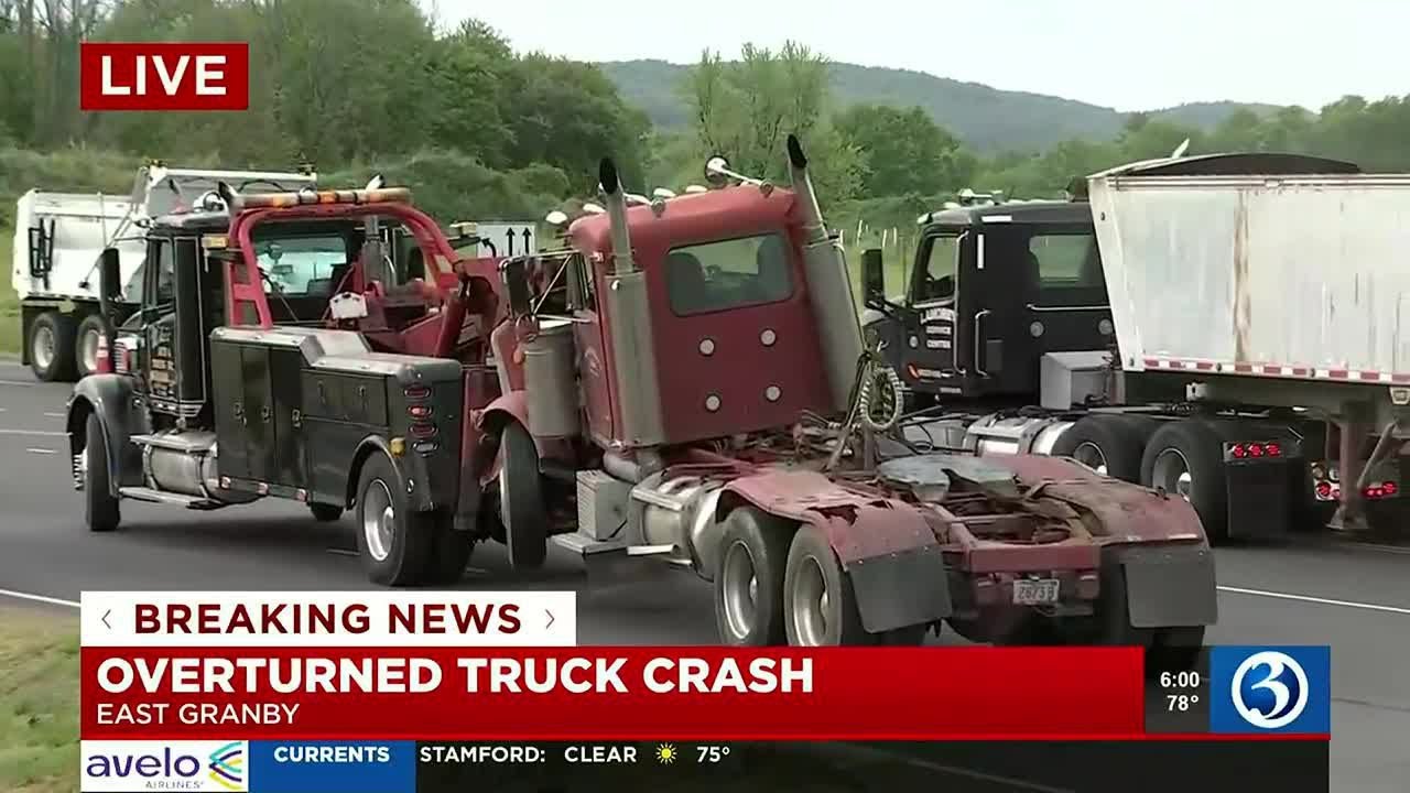 Video: Tractor Trailer Crash On Route 20 Starts To Clear