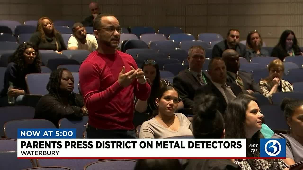 Video: Waterbury Parents Press School District On Metal Detectors