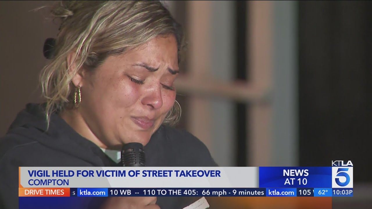 Vigil Held In Compton For Victim Who Died During Street Takeover