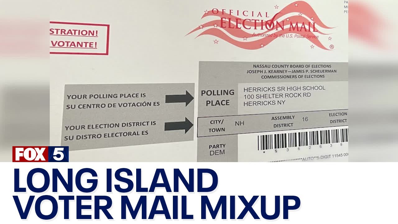 Voter Mail Card Mixup In Nassau County