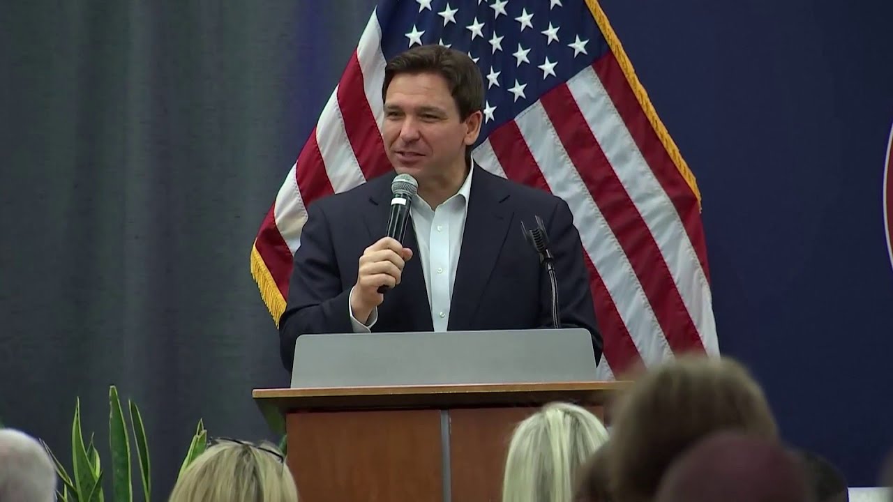 Watch Live: Gov. Desantis Holds News Conference At Christian School In Tampa