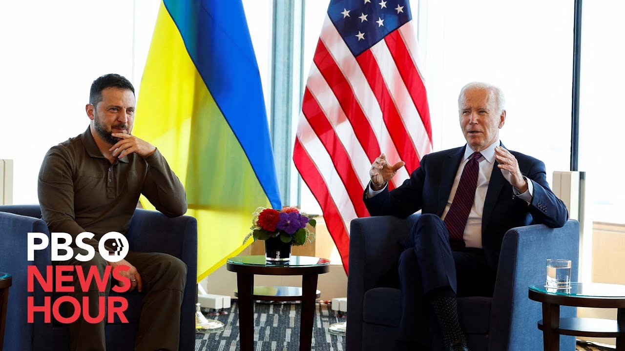 WATCH: Ukraine’s President Zelenskyy meets with Biden as G7 leaders pledge support