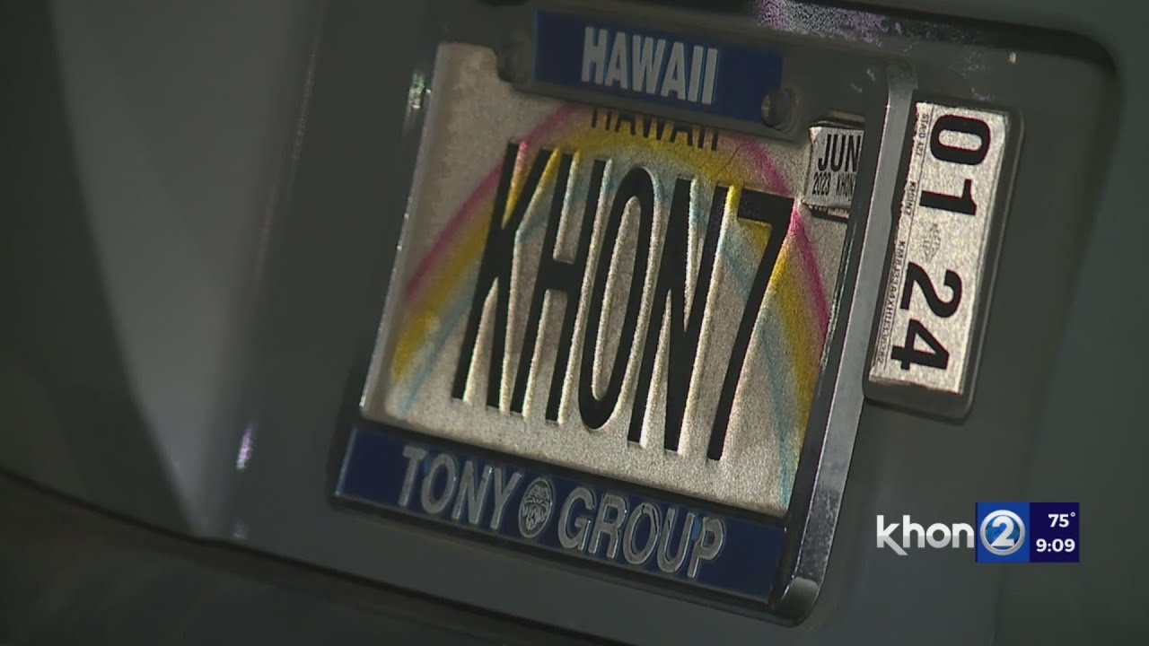 What Do You Think About Honolulu’s License Plate Rules?