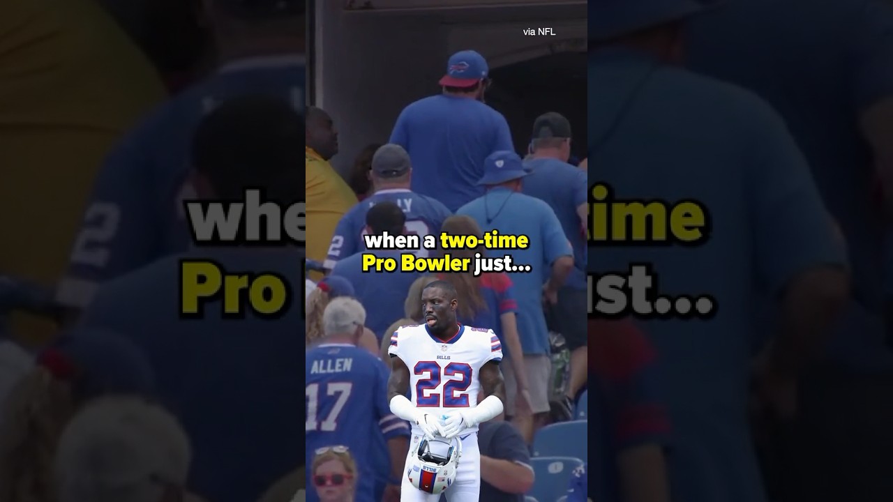 When A 2x Pro Bowler Retired During A Game 🤣 #nfl #vontaedavis #bills