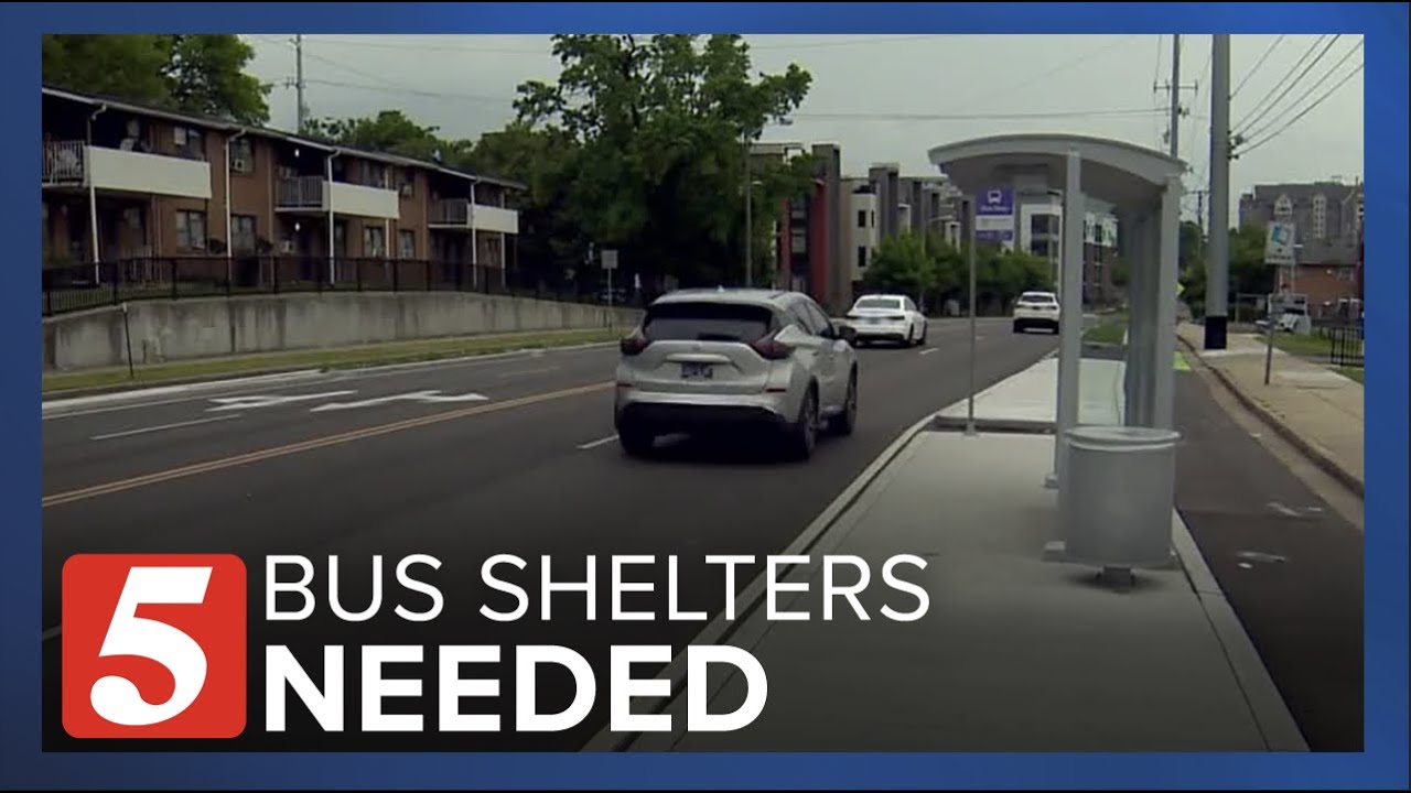 Where Are Shelters For People Waiting For The Bus?