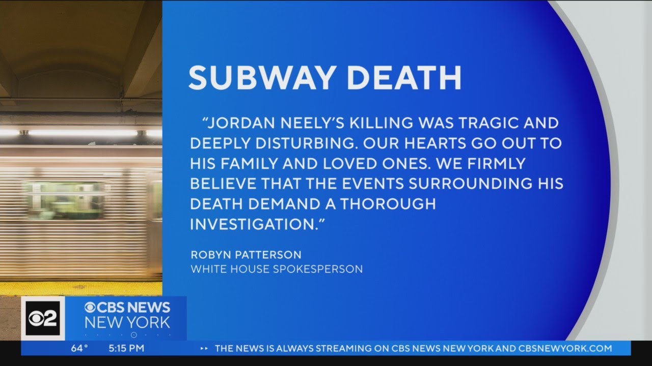 White House Calls Jordan Neely’s Death “tragic And Deeply Disturbing”