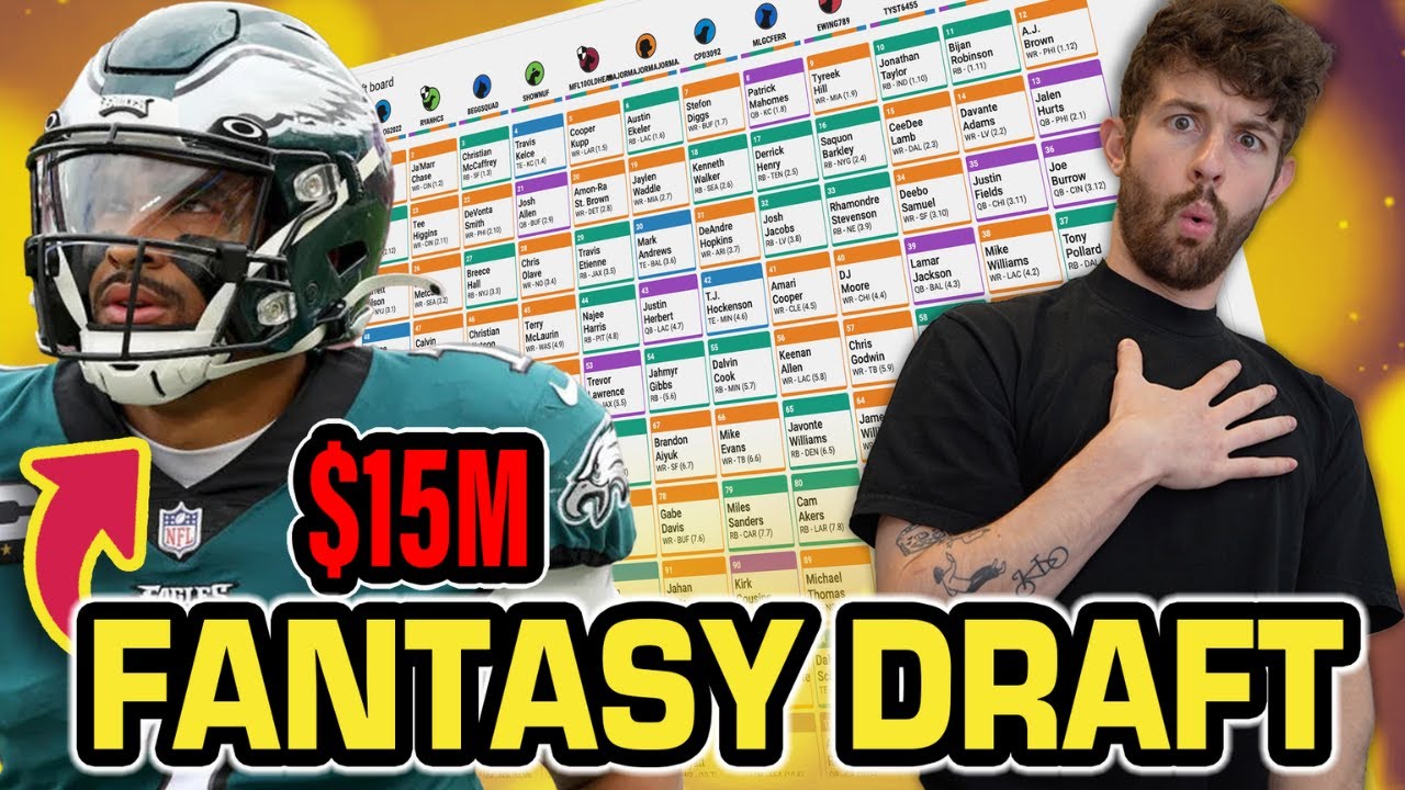 You Won’t Find A Crazier Fantasy Football Draft In 2023