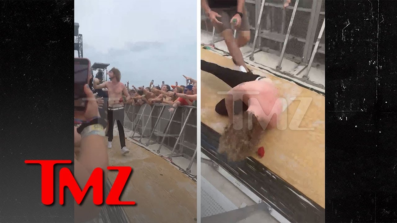 Yung Gravy Falls On His Face During Hangout Music Festival Performance | Tmz