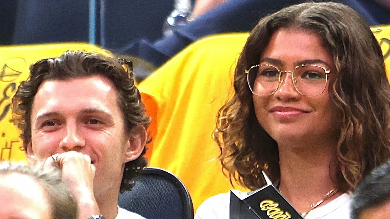 Zendaya And Tom Holland’s Date Night At Nba Playoffs!