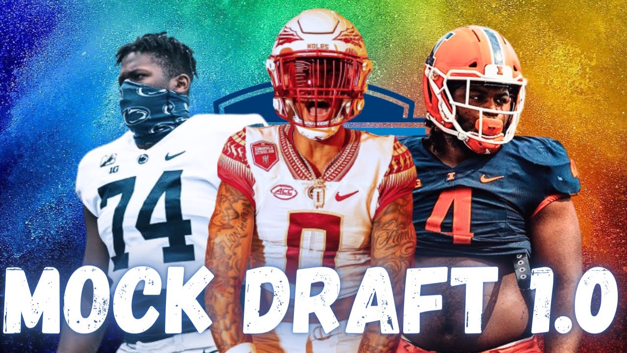 2024 Nfl Mock Draft 1.0 | Chicago Gets Caleb Williams?!