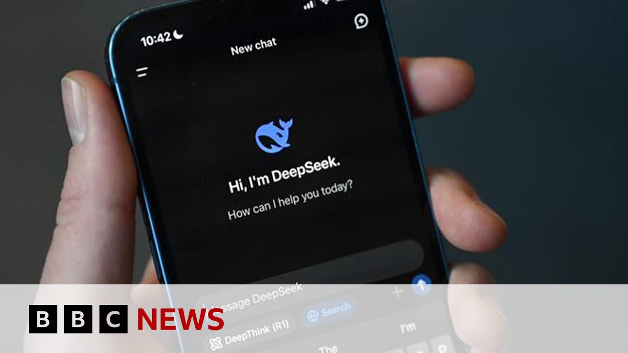 Chinese AI chatbot DeepSeek sparks turmoil in US tech markets | BBC News