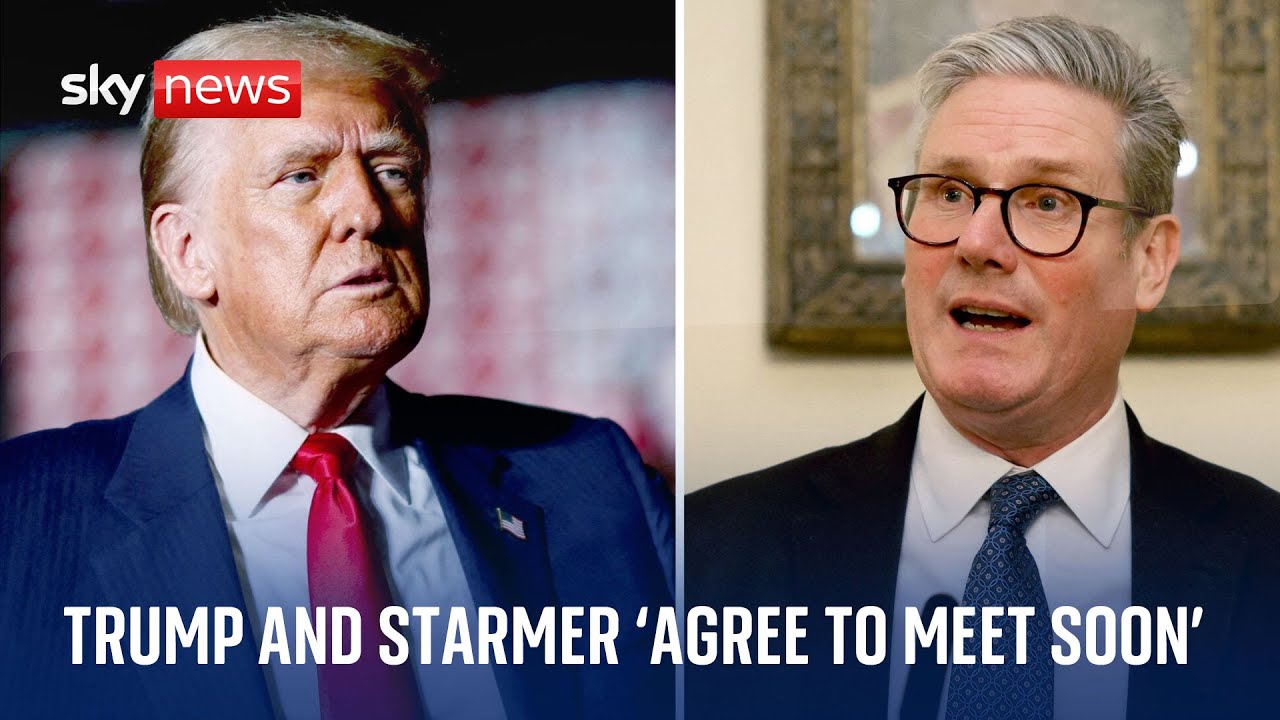 Donald Trump and Sir Keir Starmer speak on phone and ‘agree to meet soon’