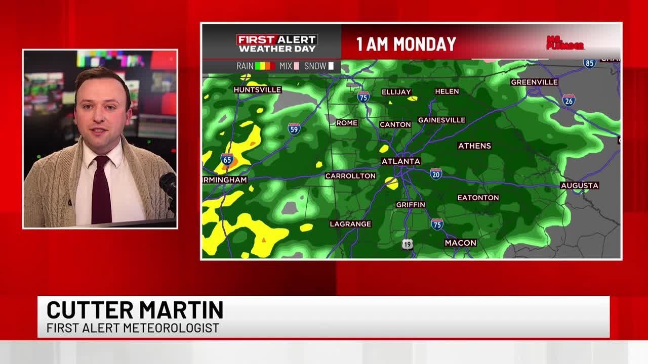 First Alert Forecast | Monday morning rain has prompted a First Alert Weather Day