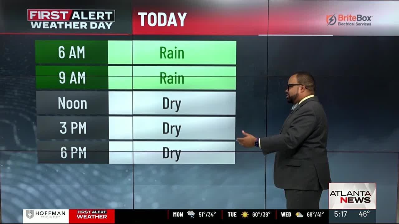 First Alert Weather Day: Widespread rain for the morning commute