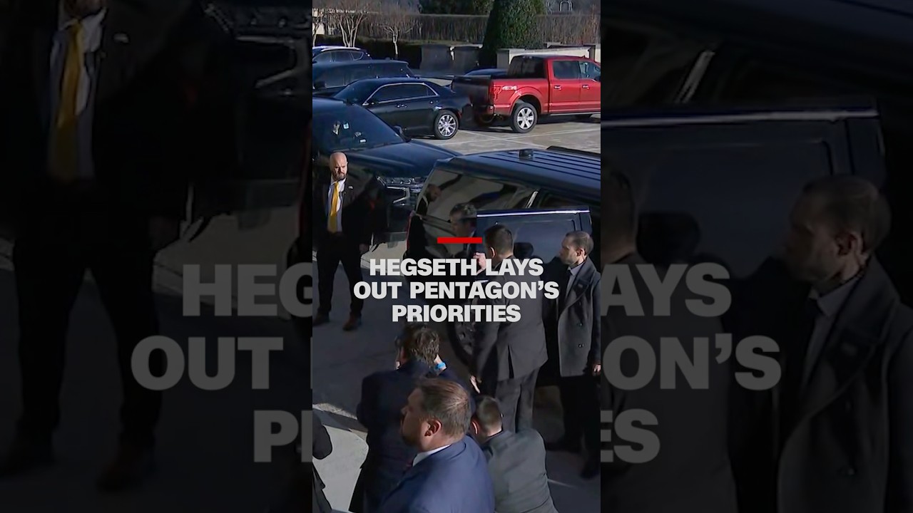 Hegseth lays out Pentagon’s priorities