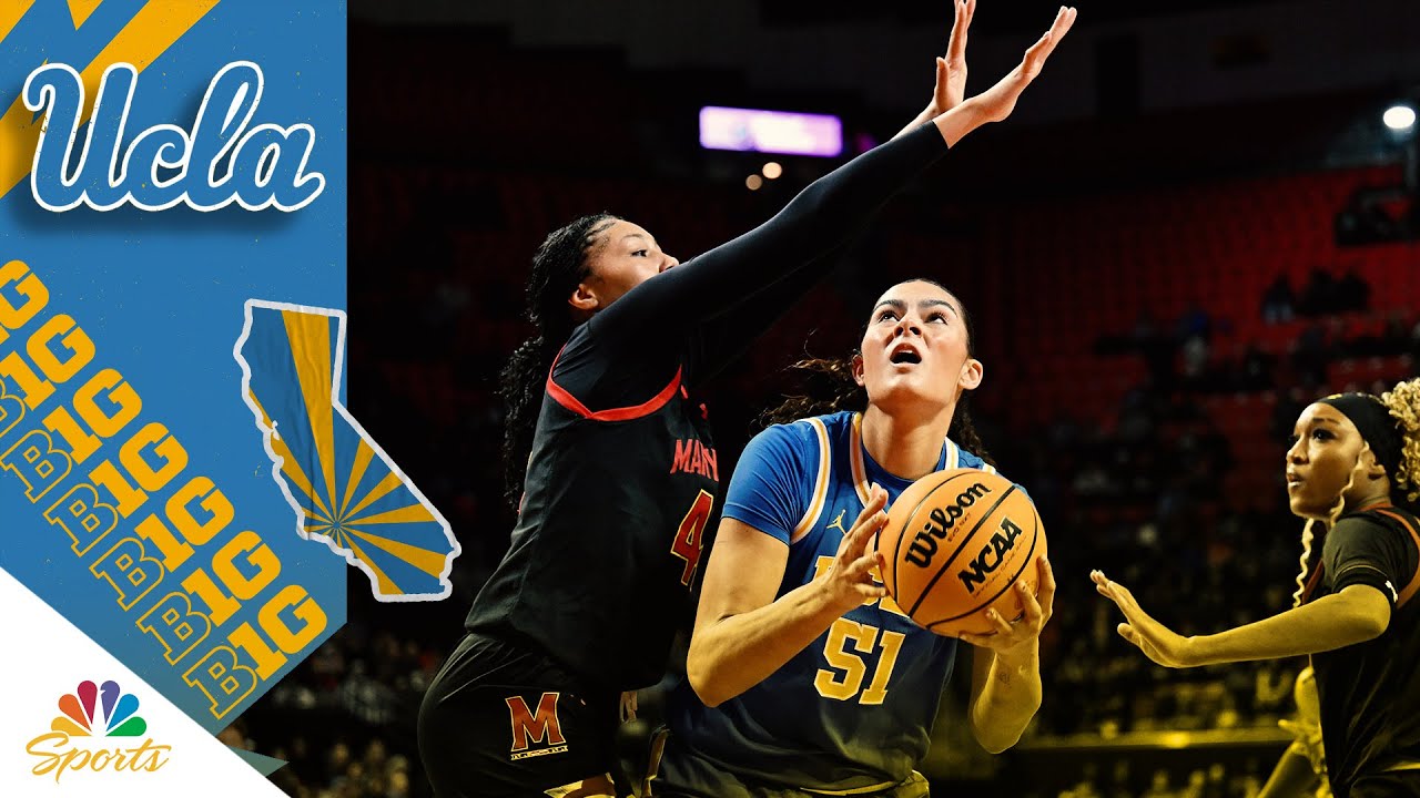 Lauren Betts highlights from UCLA’s win vs. Maryland | Big Ten Basketball on NBC