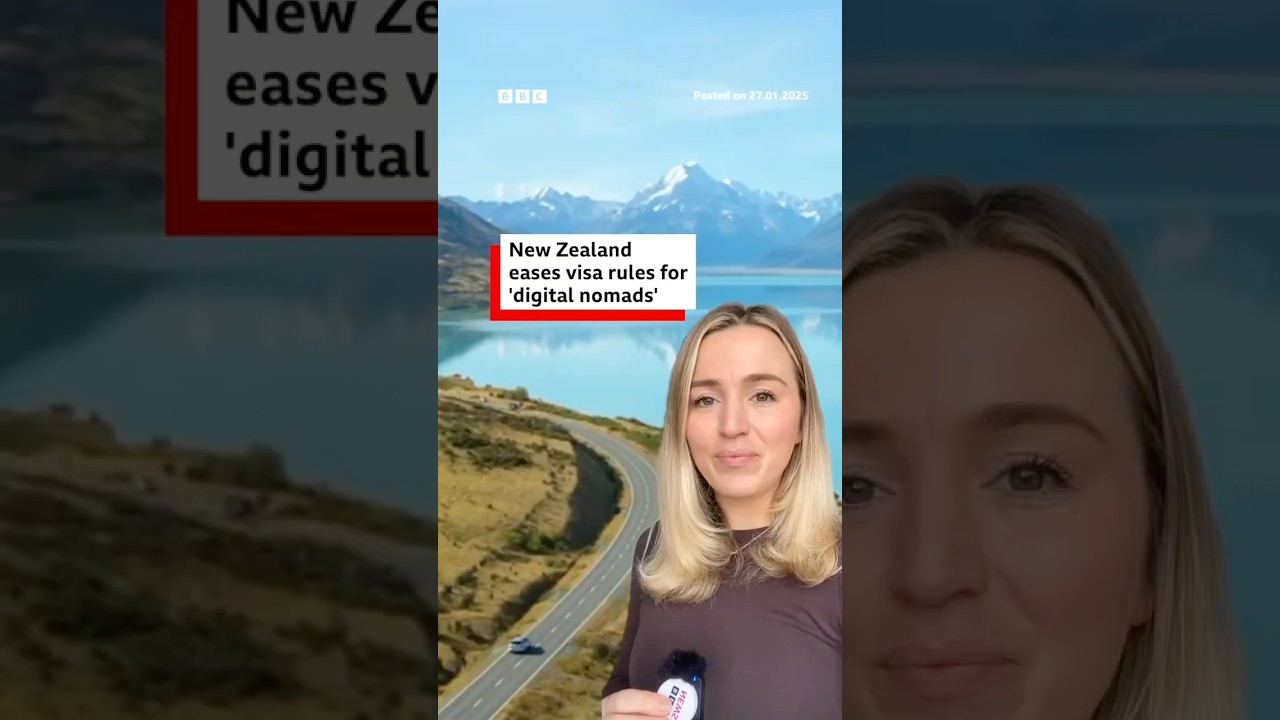 New Zealand eases visa rules for ‘digital nomads’ to boost tourism. #NewZealand #RemoteWork #BBCNews