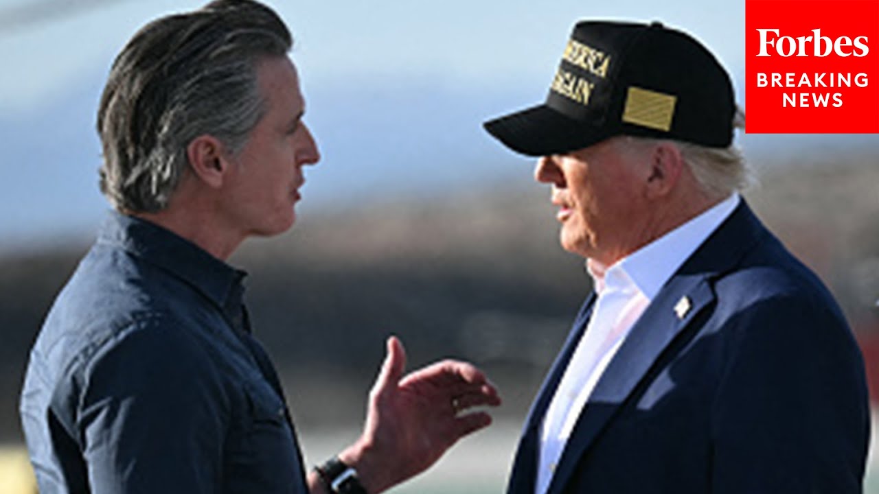 ‘No Governor Newscum’: Trump Says He ‘Decided To Be Nice’ To Gov. Newsom During Trip To Los Angeles