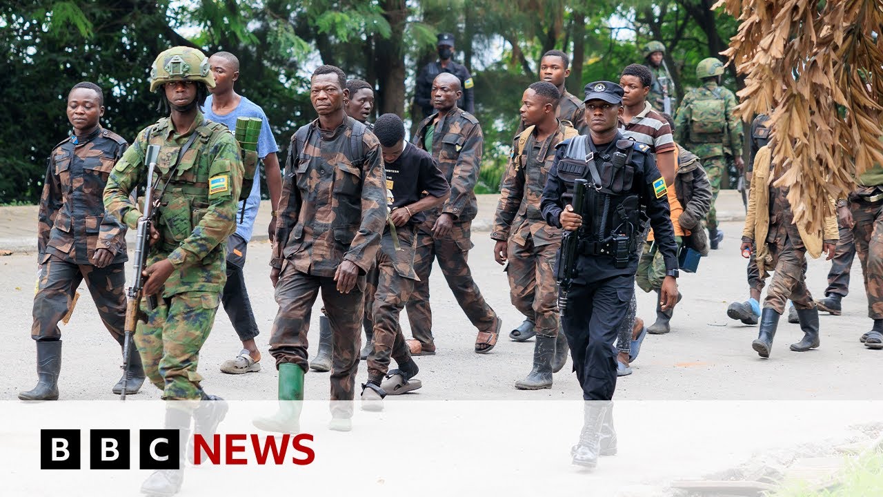 Rebels claim capture of major DR Congo city of Goma | BBC News