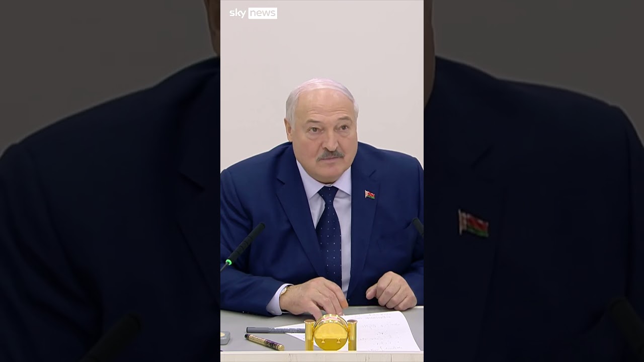 ‘Your subordinates are ruling you’ Lukashenko tells Sky News reporter