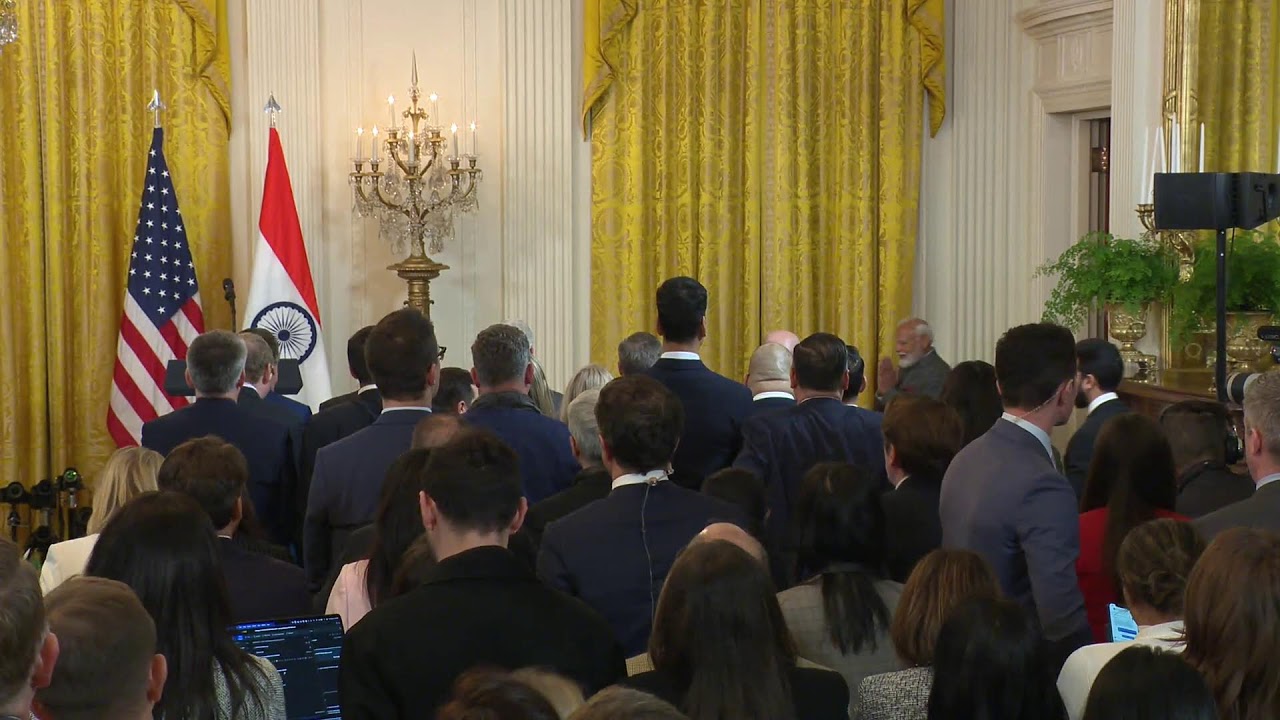 President Trump Hosts a Press Conference with Prime Minister Narendra Modi