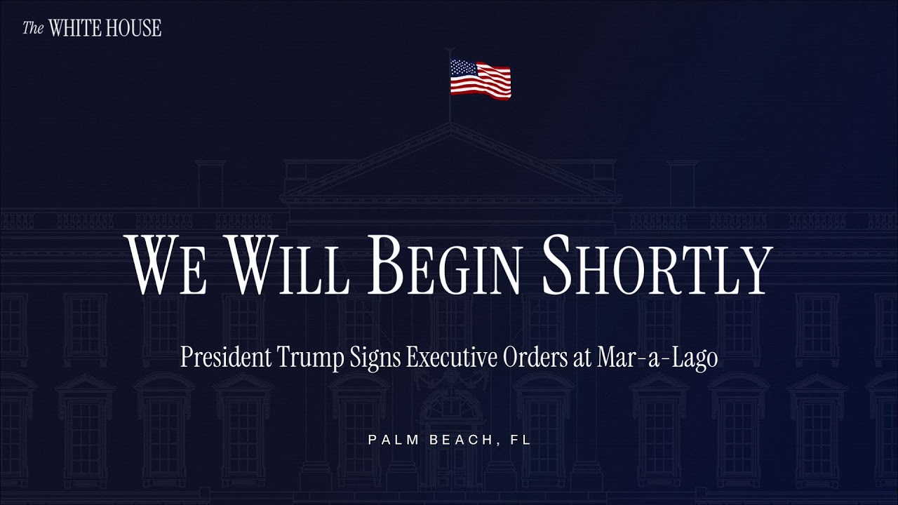 President Trump Signs Executive Orders at Mar-a-Lago, Feb. 18, 2025