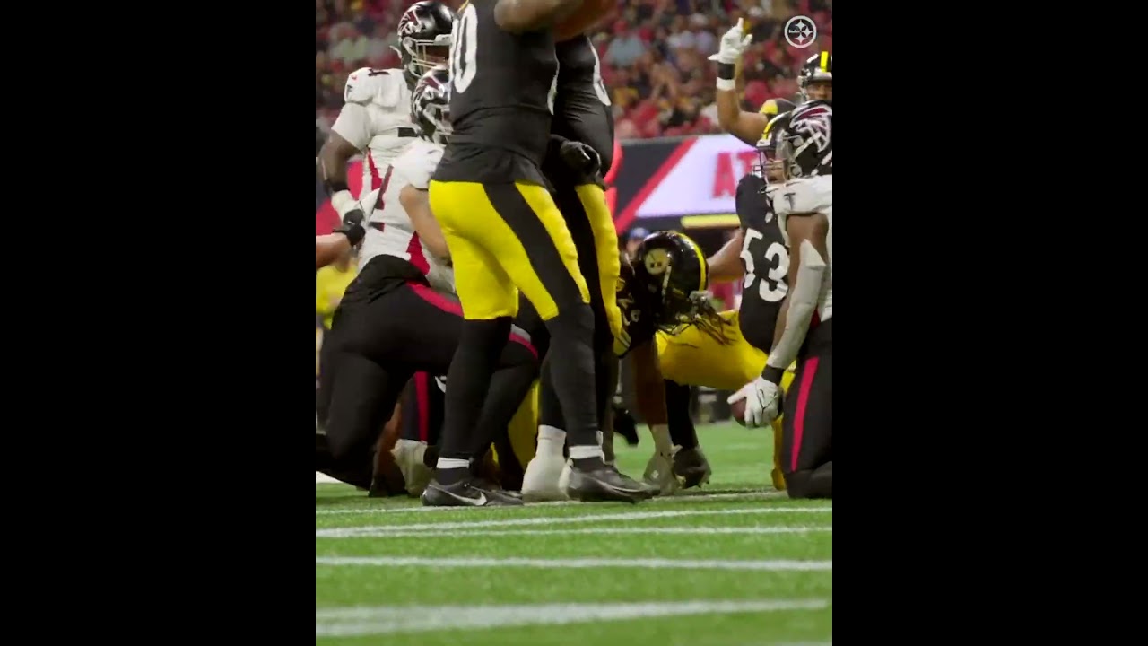 Highlight: Anthony Mcfarland Dives For 5 Yard Td Vs. Falcons | #pitvsatl On Nfl+