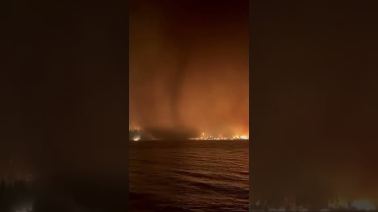 ‘incredibly Rare’ Fire Whirl Caught On Camera In Canada