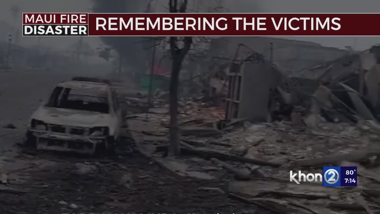 Remembering The Victims Of The Maui Fires