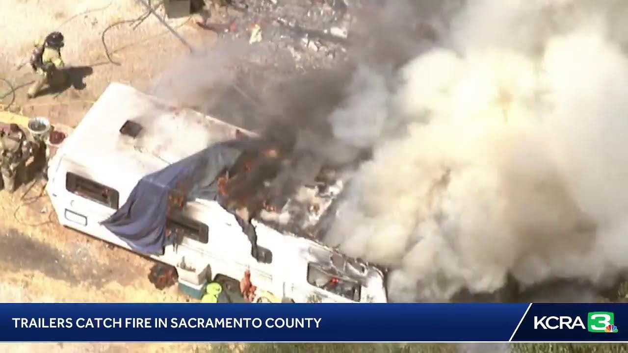 Live | Livecopter 3 Has A View Of Rvs On Fire In Sacramento County