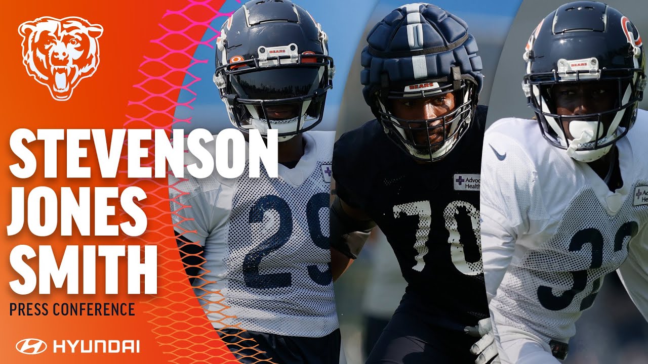 Stevenson, Jones, And Smith On Preparing For Bills Game | Chicago Bears