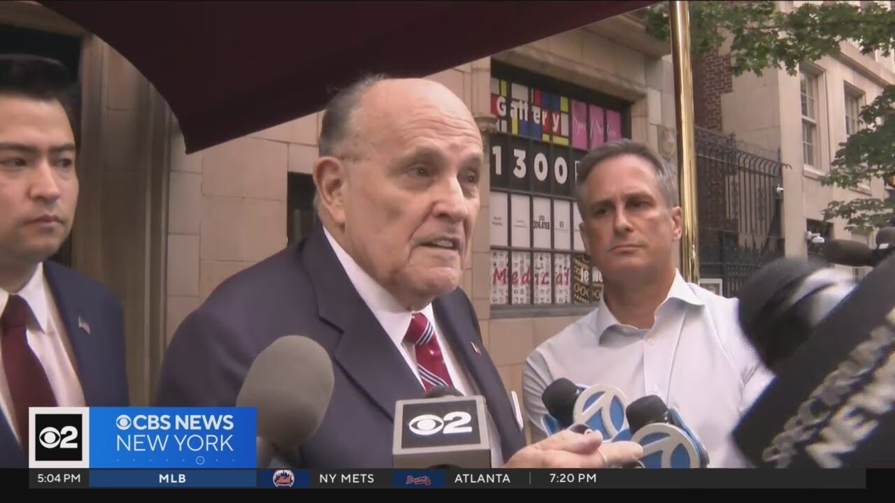 Rudy Giuliani Booked In Atlanta In Georgia Election Case