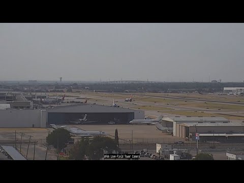 Watching Dallas Love Field Airport Turn From Day To Night In 60 Seconds