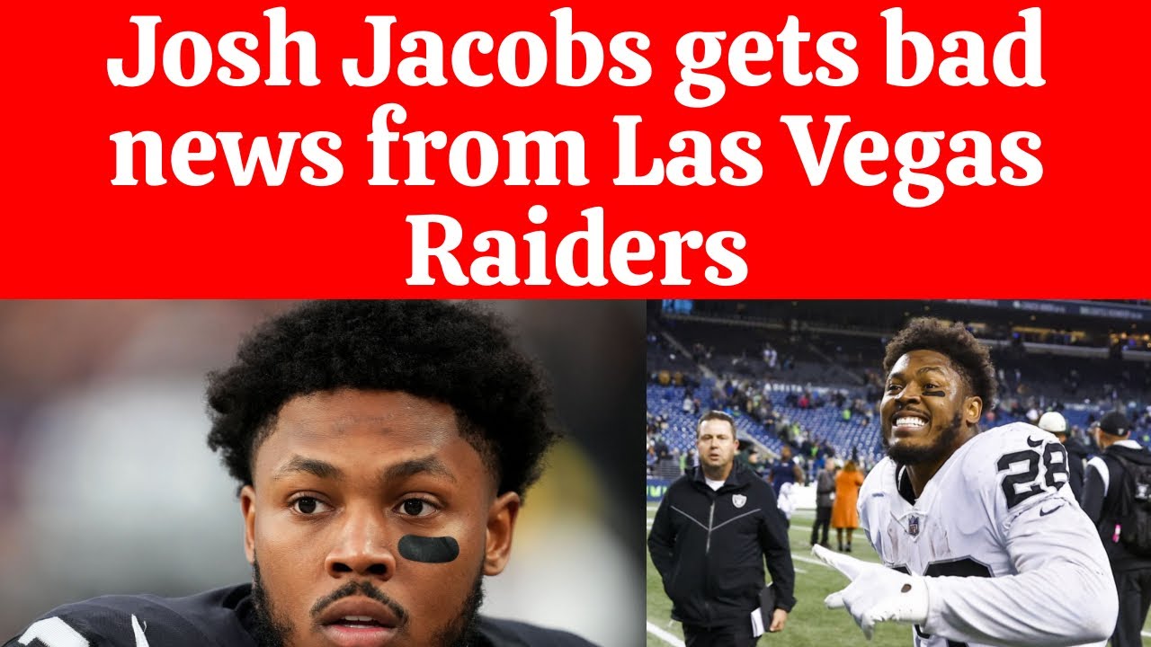 Josh Jacobs Gets Bad News From Las Vegas Raiders