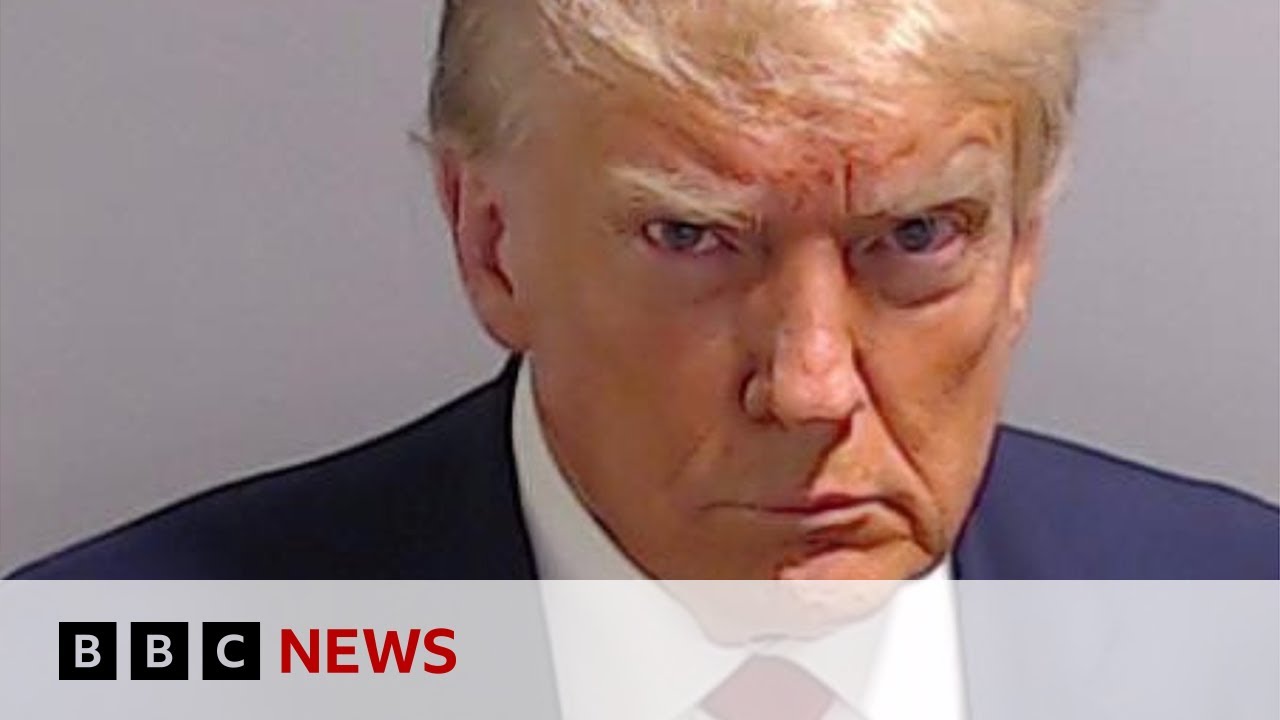 Donald Trump Mugshot Released After Election Arrest – Bbc News