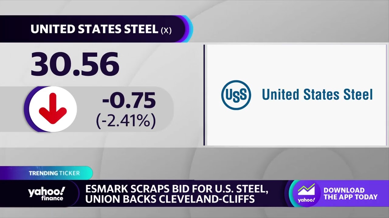 Esmark Scraps Bid For U.s. Steel, Union Backs Cleveland Cliffs