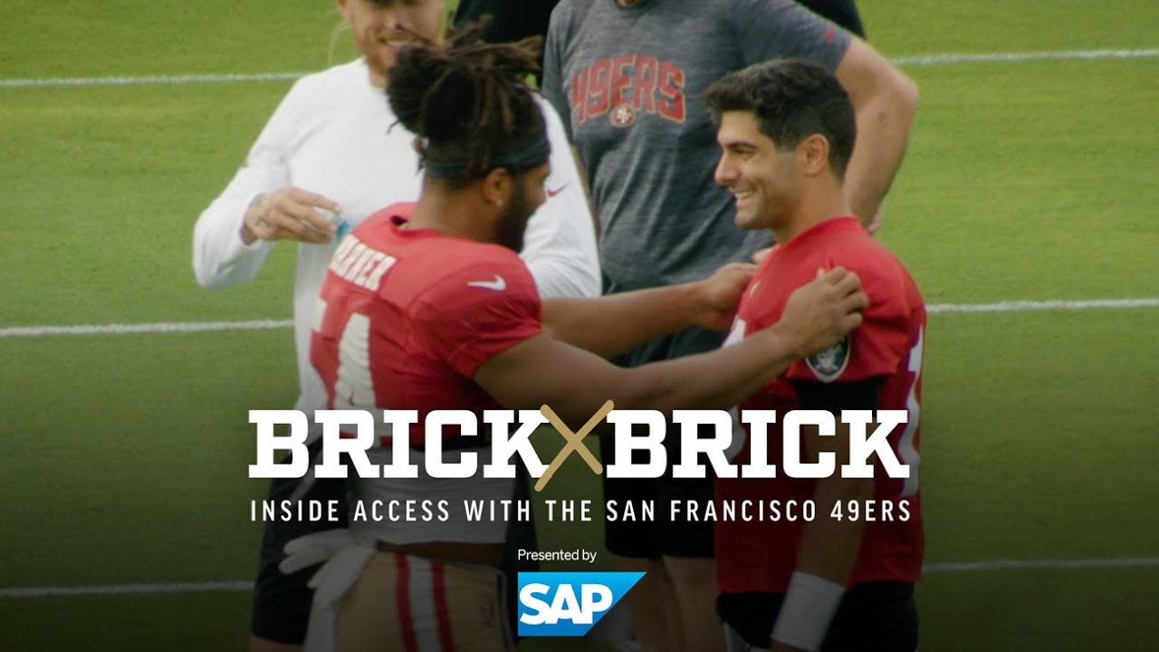 On The Field With Fred Warner At Joint Practices | Brick By Brick