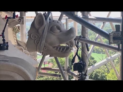 National Cathedral Repairs Gargoyle Damaged In Earthquake