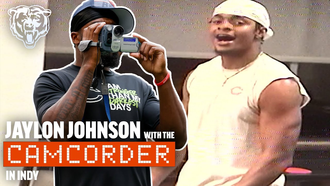 Jaylon Johnson Documents The Bears Road Trip With A Camcorder | Chicago Bears