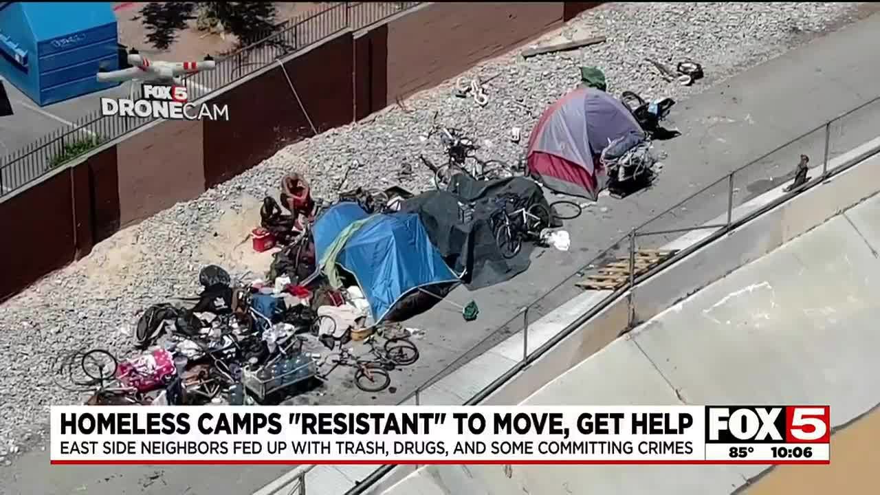 Neighbors Near East Las Vegas Trail Fed Up With ‘resistant’ Homeless Camps In Area