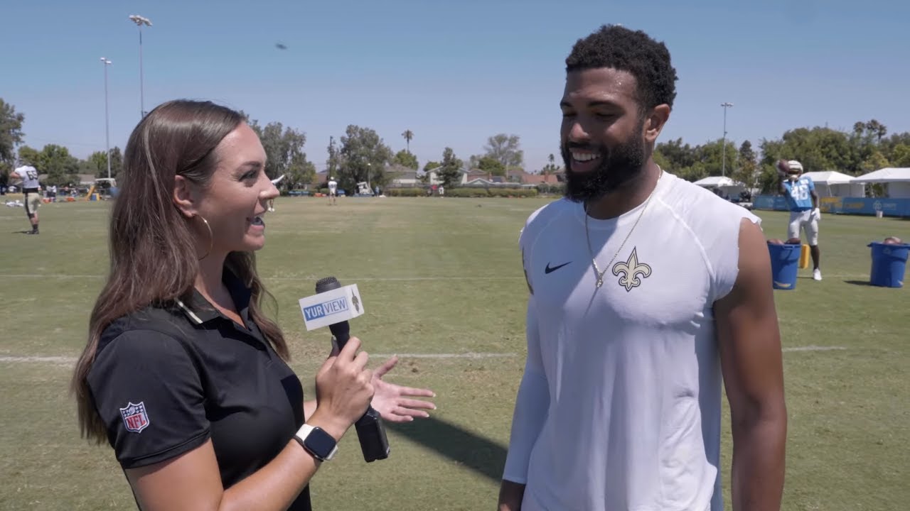 Keith Kirkwood On Derek Carr’s Impact | Saints Training Camp 2023 | Saints News