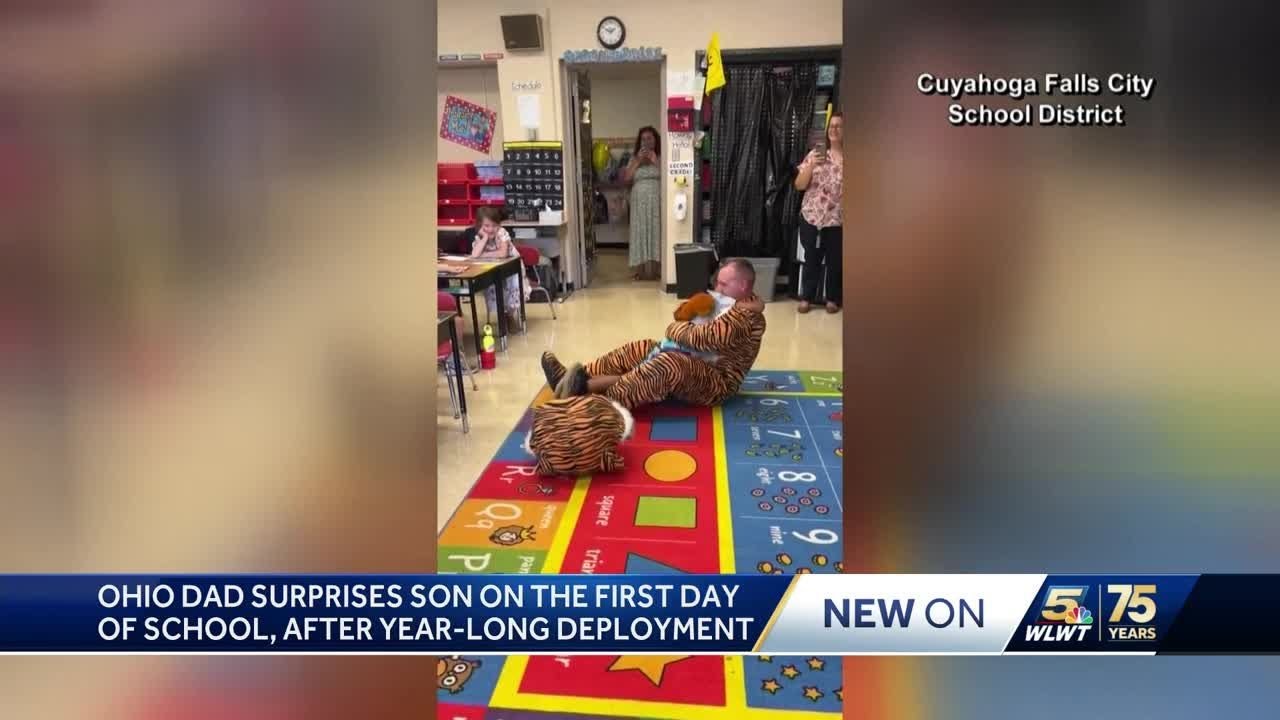 Ohio Soldier Surprises Son At School After Year Long Deployment