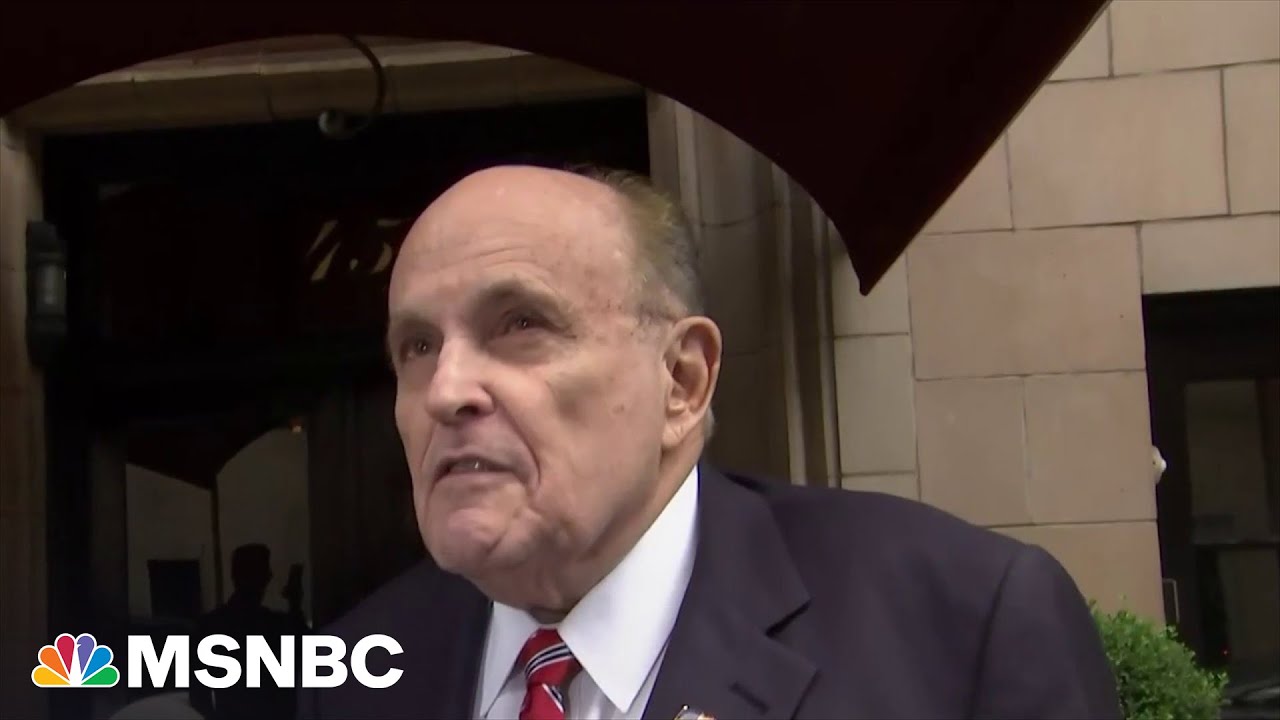 Giuliani Traveling To Georgia To Surrender In Election Interference Probe | Msnbc