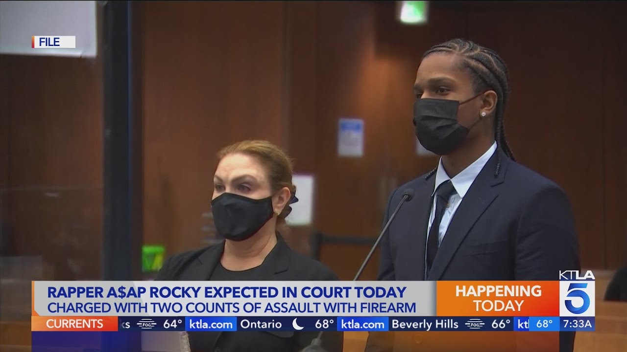 Rapper A$ap Rocky Expected To Appear In L.a. Court